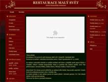 Tablet Screenshot of malysvet.litomysl.net